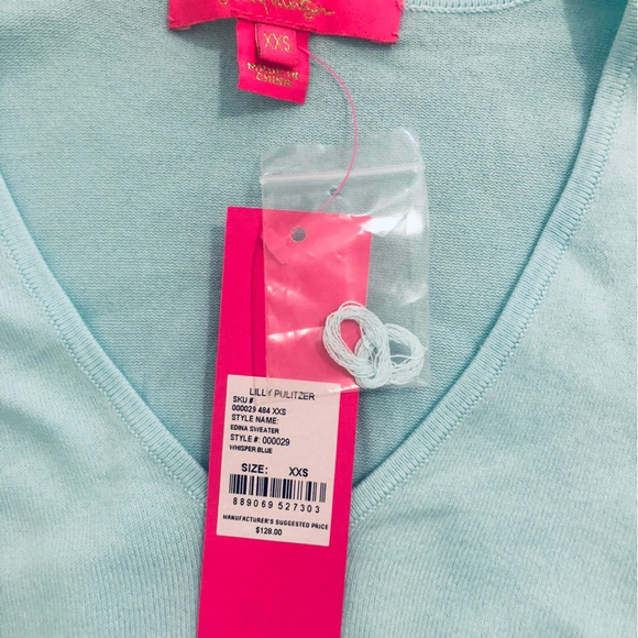 NWT Lilly Pulitzer Sweater, XXS - Picture 3 of 3